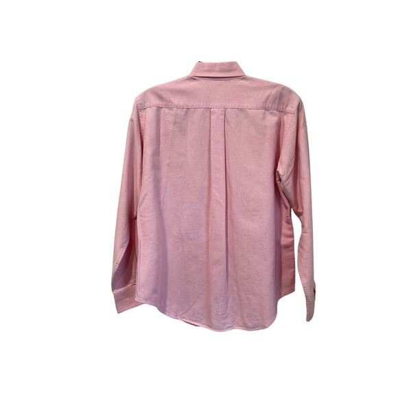 Vintage Ralph Lauren Oxford Button-Up Pink Shirt Women 6P 100% Cotton Preppy - Picture 3 of 7